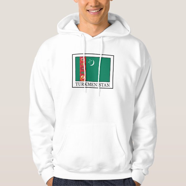 Moletom Com Capuz Turcomenistão Hoodie (Frente)