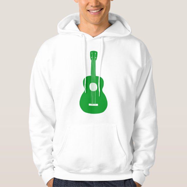 Moletom Com Capuz Ukulele - Grass Green (Frente)