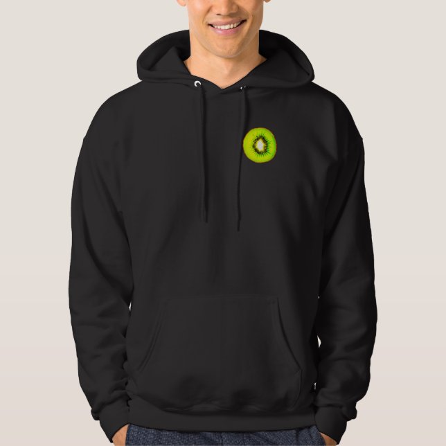 Moletom Com Capuz um kiwi personalizável (Frente)