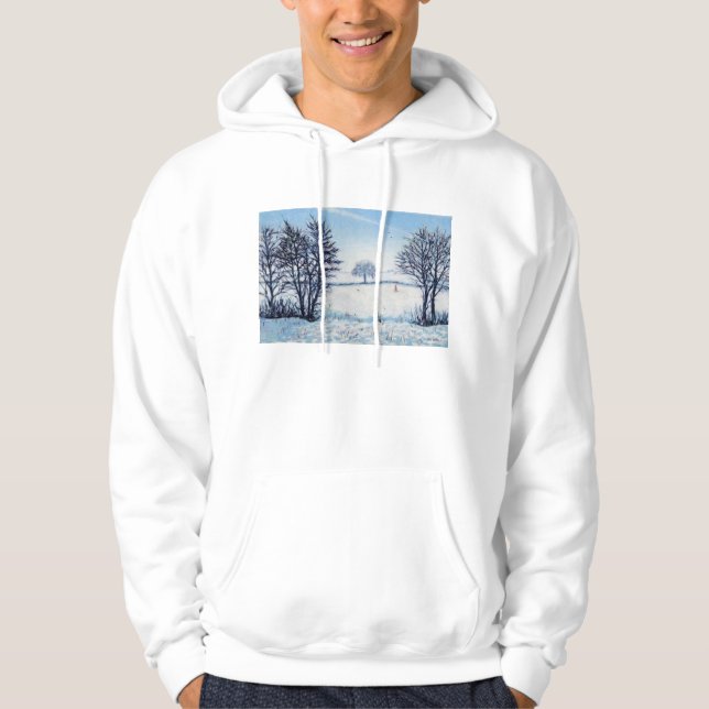 Moletom Com Capuz Uma caminhada dos invernos (Frente)