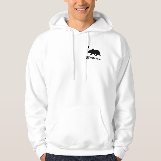 Moletom Com Capuz Urso da Costa Oeste (Frente)
