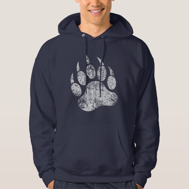 Moletom Com Capuz Urso Orgulhoso Bear Pride desgastado HOT !!! (Frente)