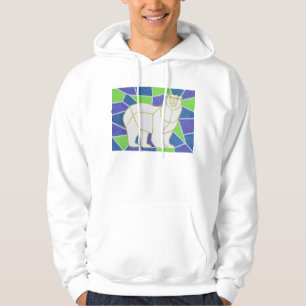 Moletom Com Capuz Urso polar no vitral