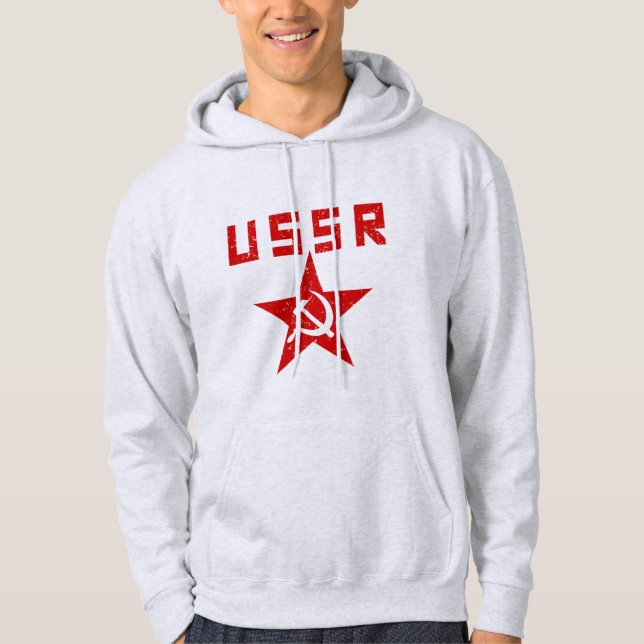 MOLETOM COM CAPUZ URSS (Frente)
