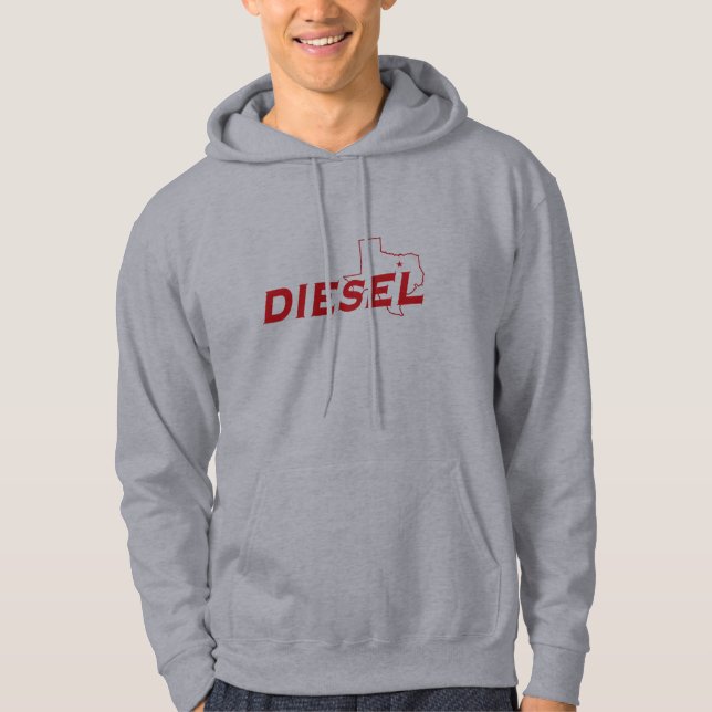 Moletom Com Capuz Urze diesel/Hoodie vermelho (Frente)