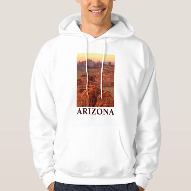 Moletom Com Capuz vale Monumental cênico, Arizona (Frente)