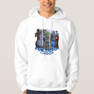 Moletom Com Capuz Vancouver Souvenir Hoodie Vancouver Canada Hodies
