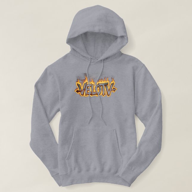 Moletom com Capuz VeloTV Pullover (Frente do Design)