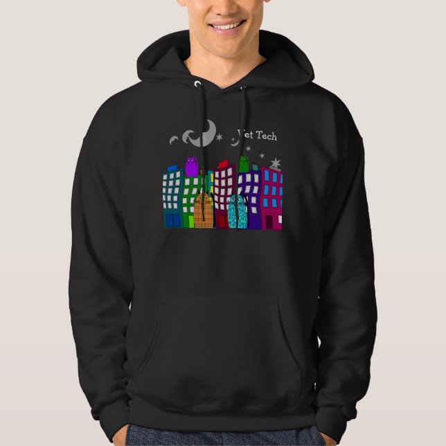 Moletom Com Capuz Vet Tech Hoodie Whimssic Art (Frente)