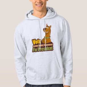 Moletom Com Capuz Voto Scooby Dooby Doo para o presidente