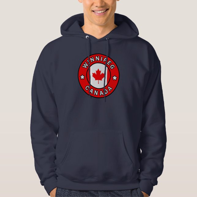 Moletom Com Capuz Winnipeg Canadá (Frente)