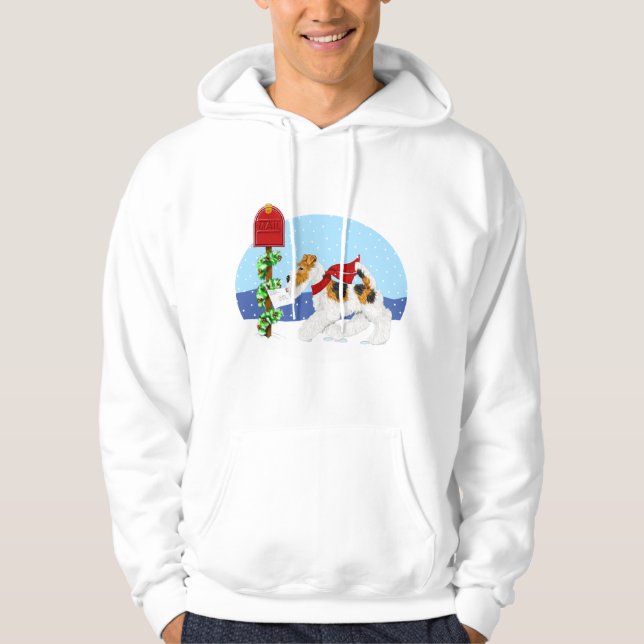 Moletom Com Capuz Wire Fox Christmas Mail (Frente)
