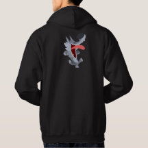 Wolf Hoodie, um cartoon de dança bonita