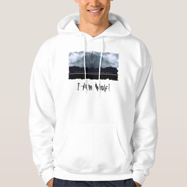 Moletom Com Capuz Wolf-Lover Hoodie (Frente)