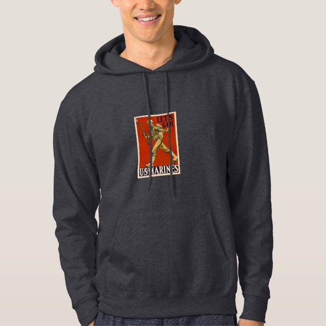 MOLETOM COM CAPUZ WW2 USMC 3 (Frente)