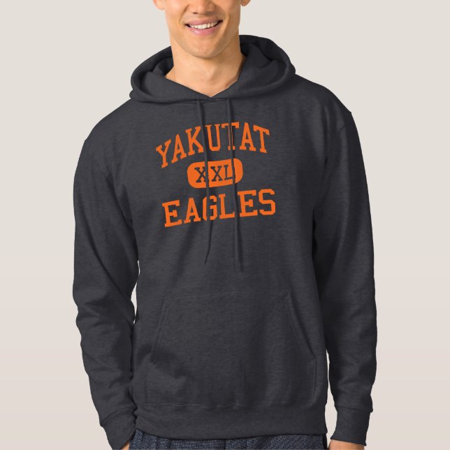 Moletom Com Capuz Yakutat - Eagles - segundo grau - Yakutat Alaska (Frente)