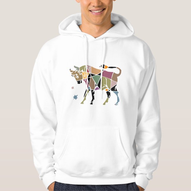Moletom Com Capuz Zodíaco do Taurus (Frente)