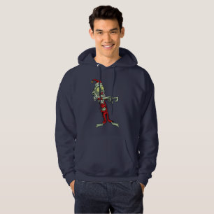Moletom Com Capuz zombie santa claus mens casaco