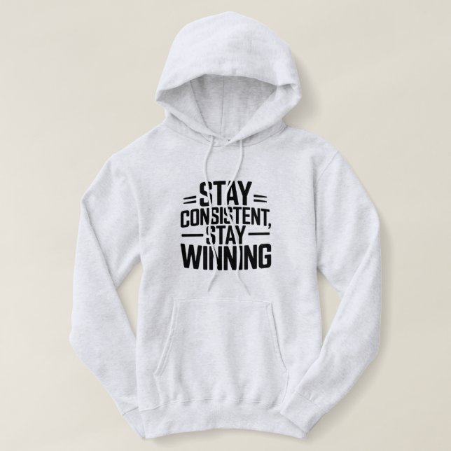 Moletom Com Citação Motivacional, roupa de inverno (Frente do Design)