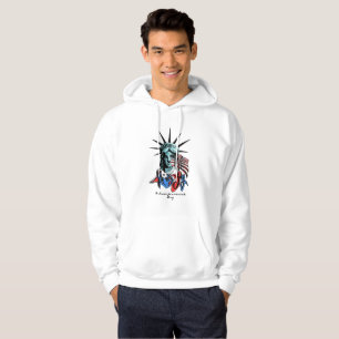 Moletom com Desenho da Estátua da Liberdade - Moda