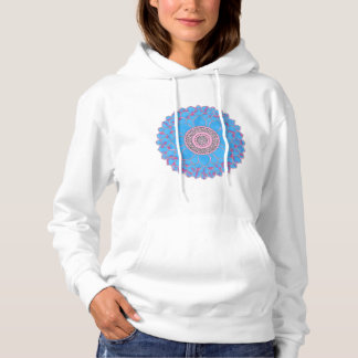 Moletom com desenho de mandala feito à mão