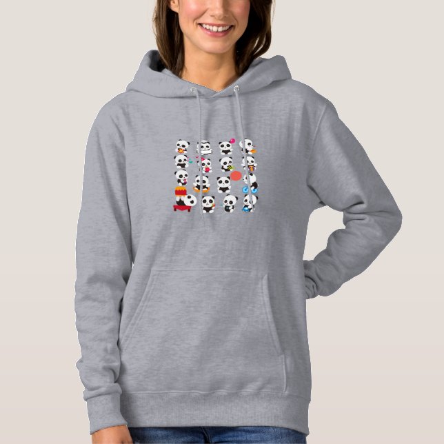 Moletom com Design de Panda (Frente)