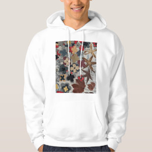 Moletom com Estampa Artística Floral Turquesa
