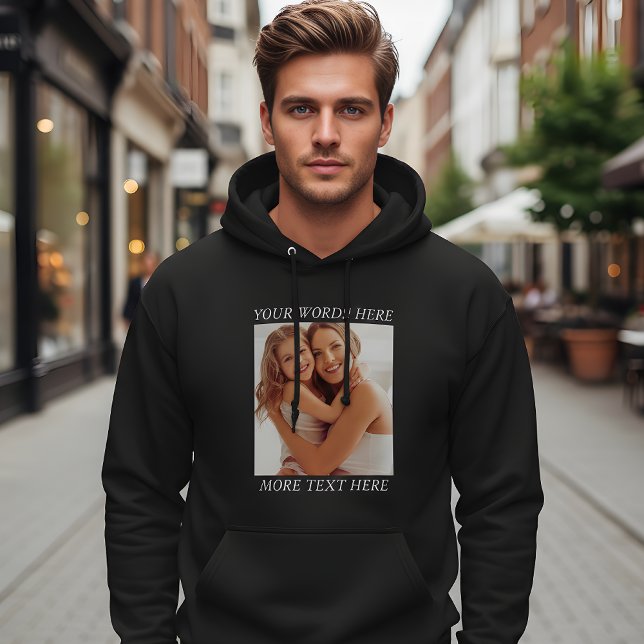 Moletom com Foto Personalizada e Frase Customizada (Criador carregado)