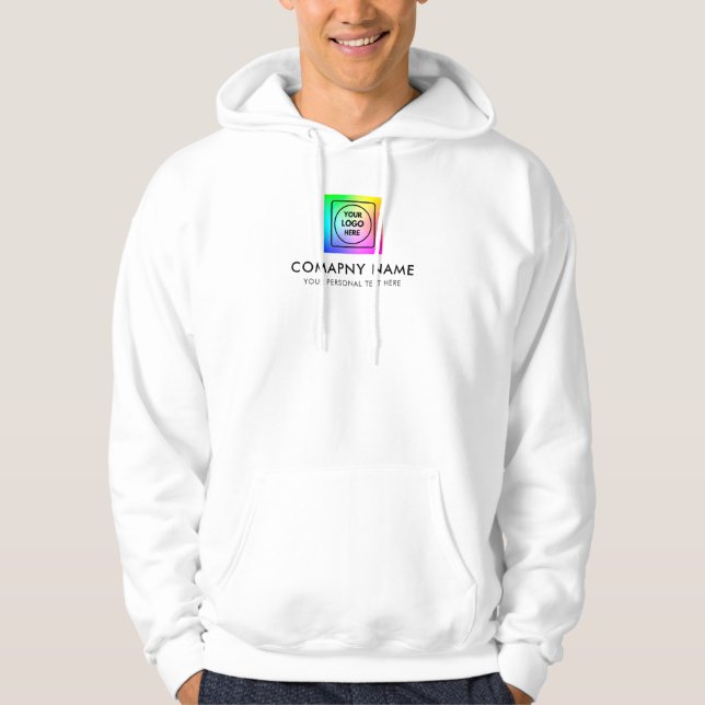 Moletom com Logotipo Personalizado na Frente e Ver (Frente)