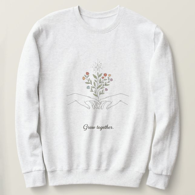 moletom com mentalidade de crescimento  (Frente do Design)