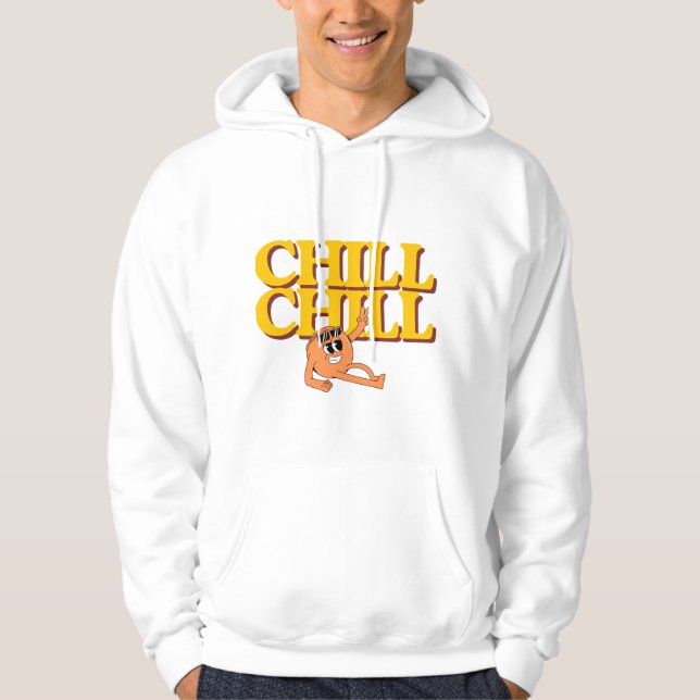 Moletom com Personagem de Desenho Retro Chill Chil (Frente)