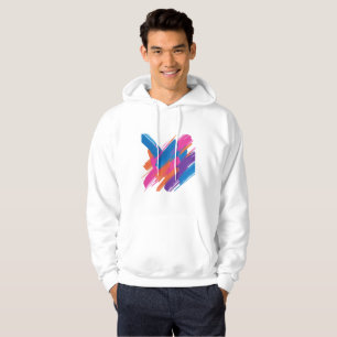 Moletom com Pincelada Abstrata – Arte Vibrante