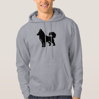 Moletom com Silhueta Minimalista de Husky