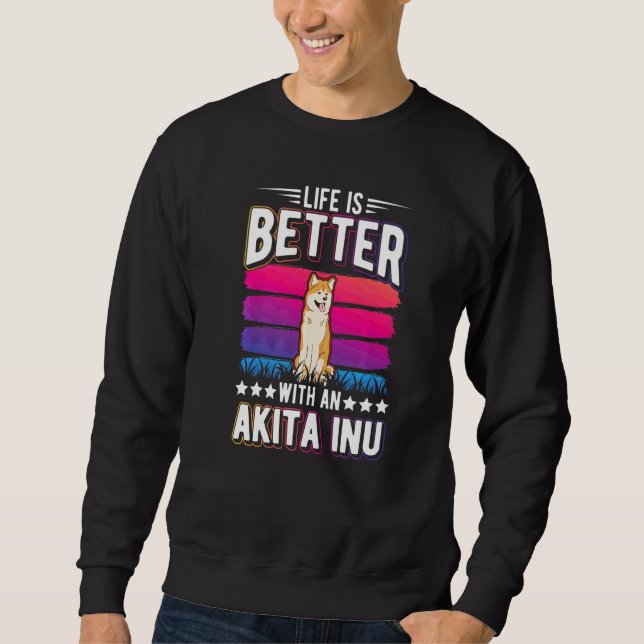 Moletom Com Um Akita Inu (Frente)