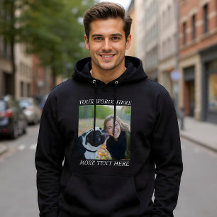 Moletom com Upload de Foto e Texto Personalizado