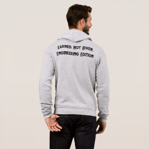 Moletom com Zíper Edição Engenharia Earned Not Giv