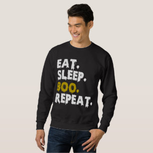 Moletom Coma Dormir Boo Repetir - Divertido Halloween 2022