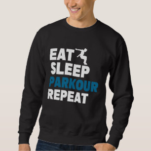Moletom Coma Dormir Parkour Repita Corrida Livre Salto Tre