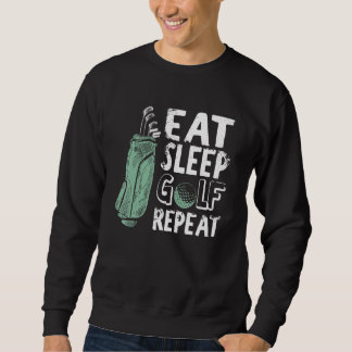 Moletom Coma Golf De Sono Repita Golfer Golfer Outfi Vinta