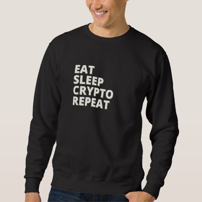 Moletom Coma o cripto repetitivo do teste de latência (Frente)