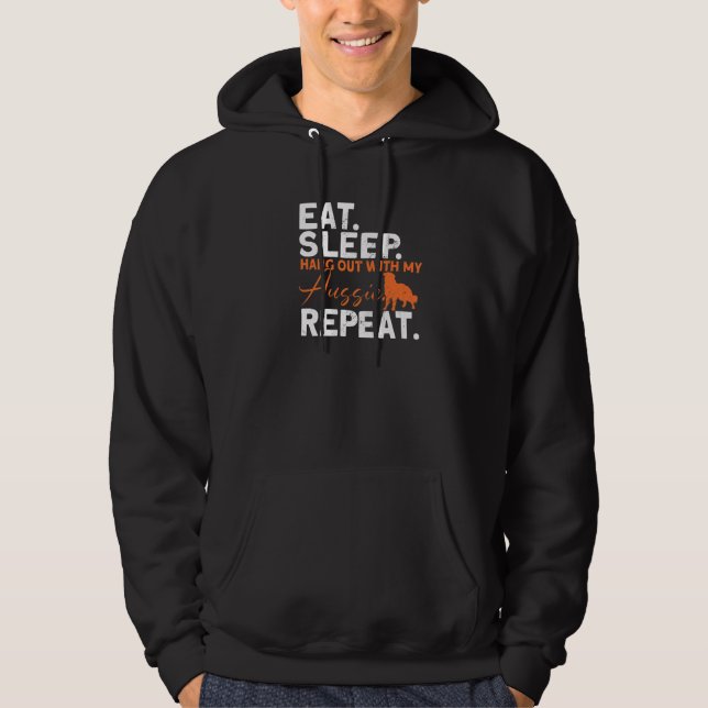 Moletom Coma O Sono Saindo Com Minha Austrália Repete A Au (Frente)