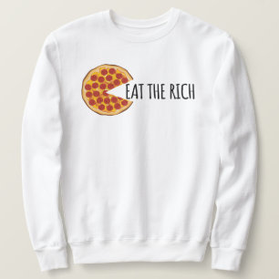 Moletom Coma os Ricos - Pizza Socialista Engraçada