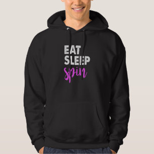 Moletom Coma Sleep Spin Gym Sayings Spinning Classe Workou