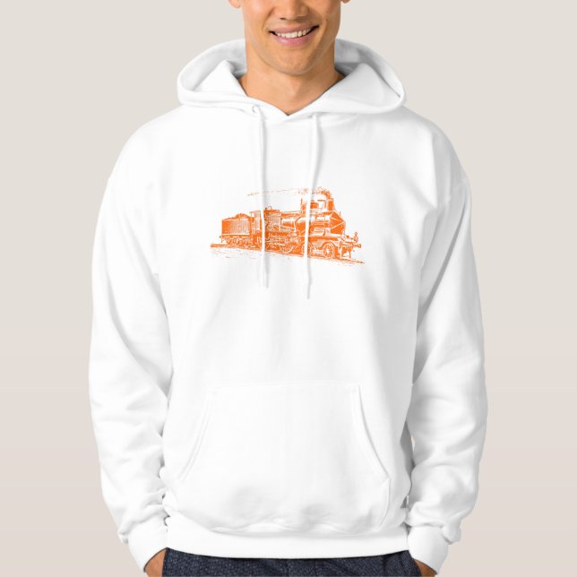 Moletom Comboio 03 - Laranja (Frente)