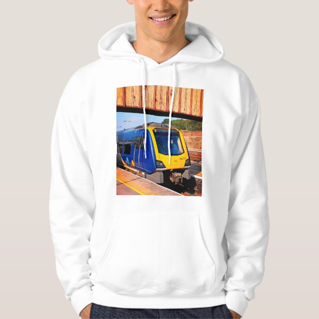 Moletom Comboio azul e amarelo (Frente)
