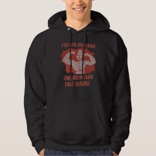 Moletom Comboio Insano Ou Permanecer Na Mesma BACKPRINT Bo