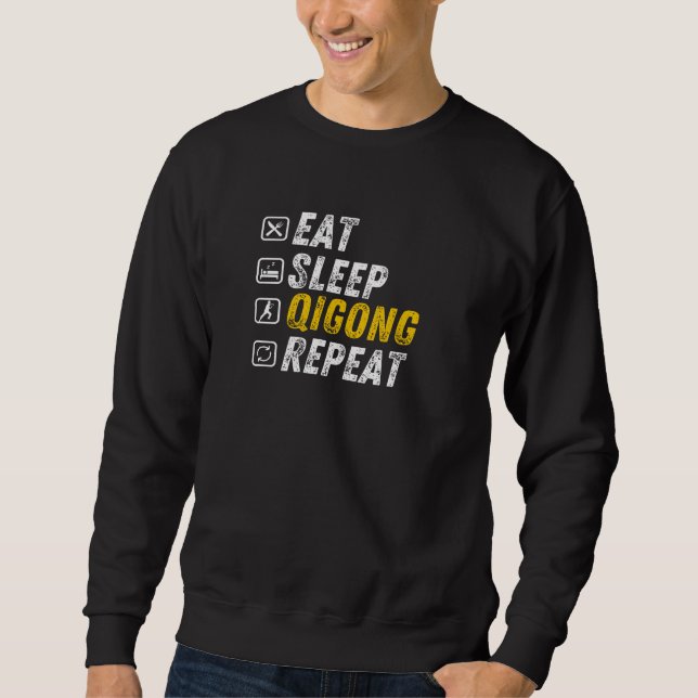 Moletom Come Sleep Qigong - Engraçado Qigong Gift (Frente)