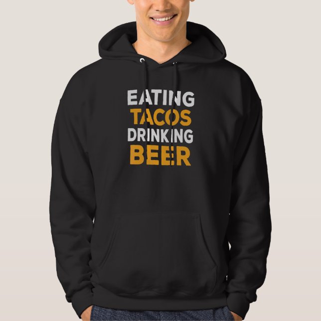 Moletom Comendo Tacos Bebendo Cerveja Mexicana Comida Beer (Frente)