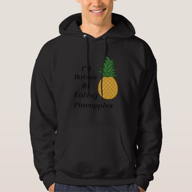 Moletom Comer Abacaxis Fruta Fofa Frutas Tropicais (Frente)