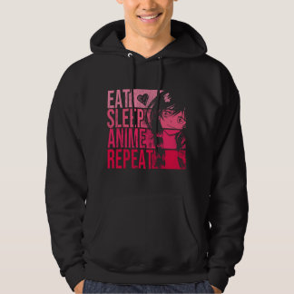 Moletom Comer Dormir Anime Repetir - Presentes para Amante